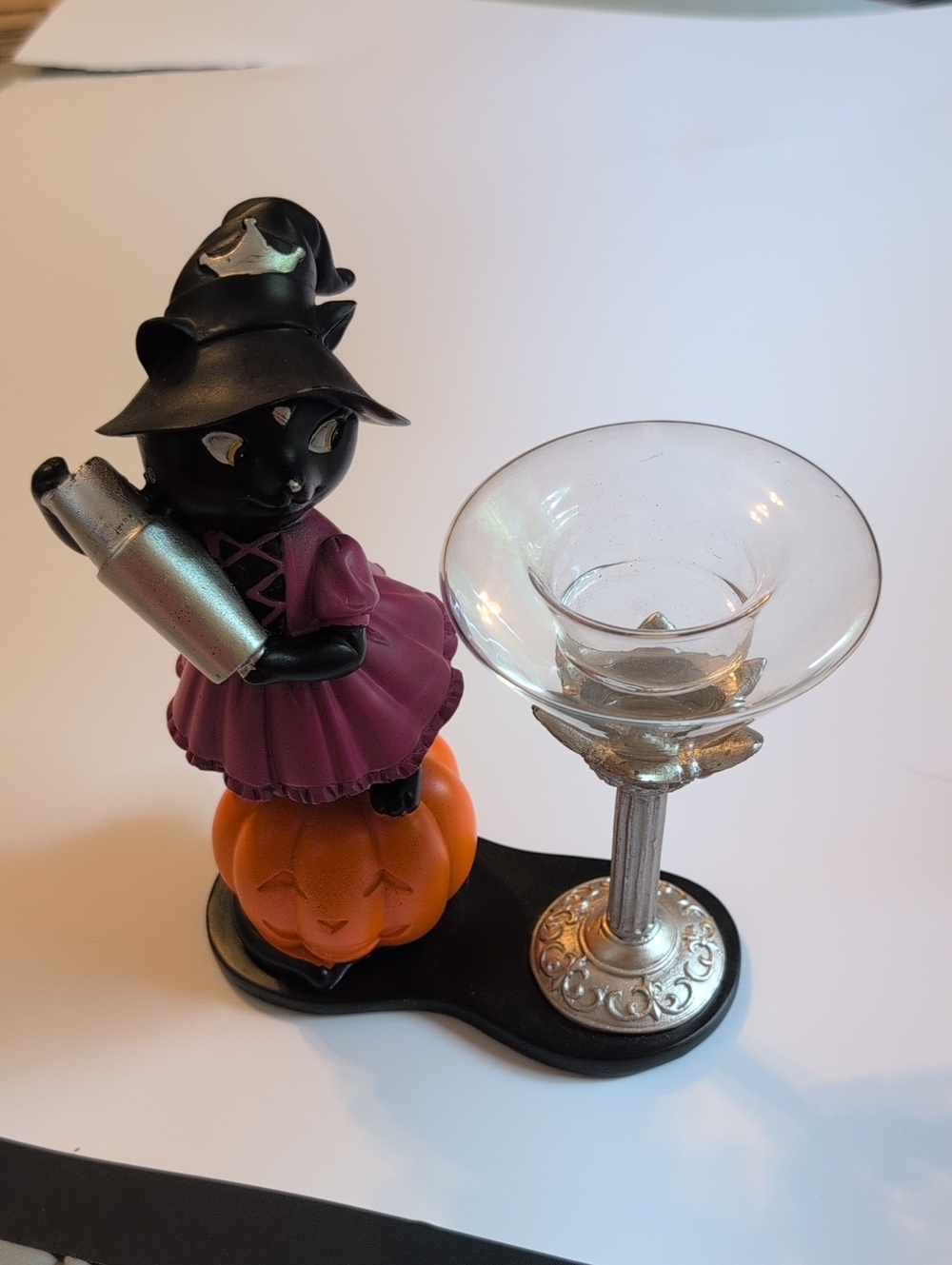Yankee Candle Sophia The Cat Pumpkin Tealight Holder